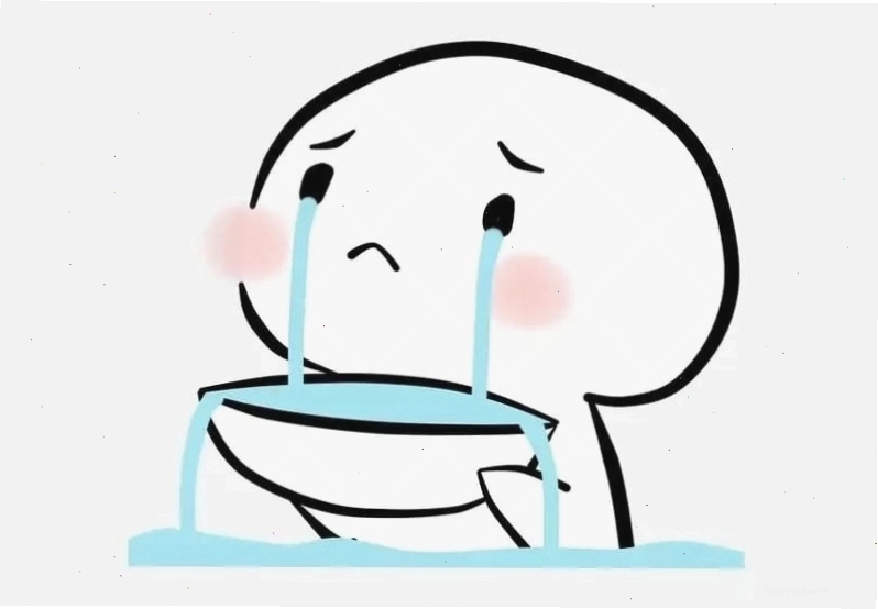 Biểu cảm meme khóc dễ thương và hài hước