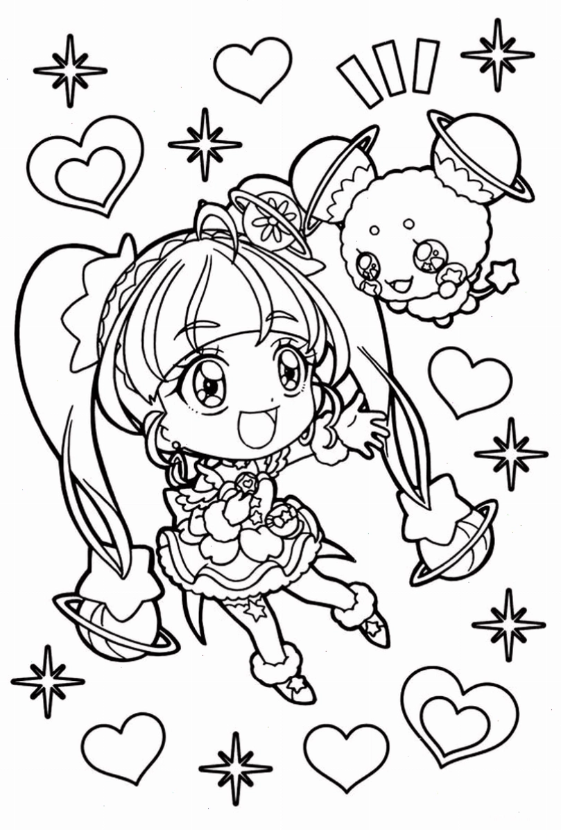 Bộ sưu tập bút màu đa dạng cho tranh tô màu anime