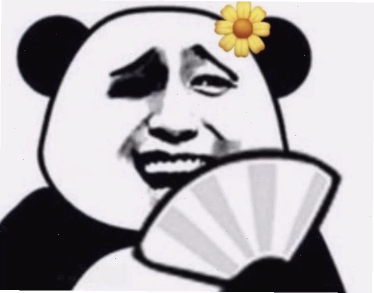 Các bạn trẻ chia sẻ meme gấu trúc trên mạng xã hội