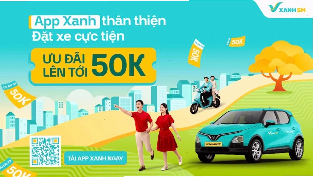 Đặt xe Xanh SM để di chuyển đến Biển Hồ