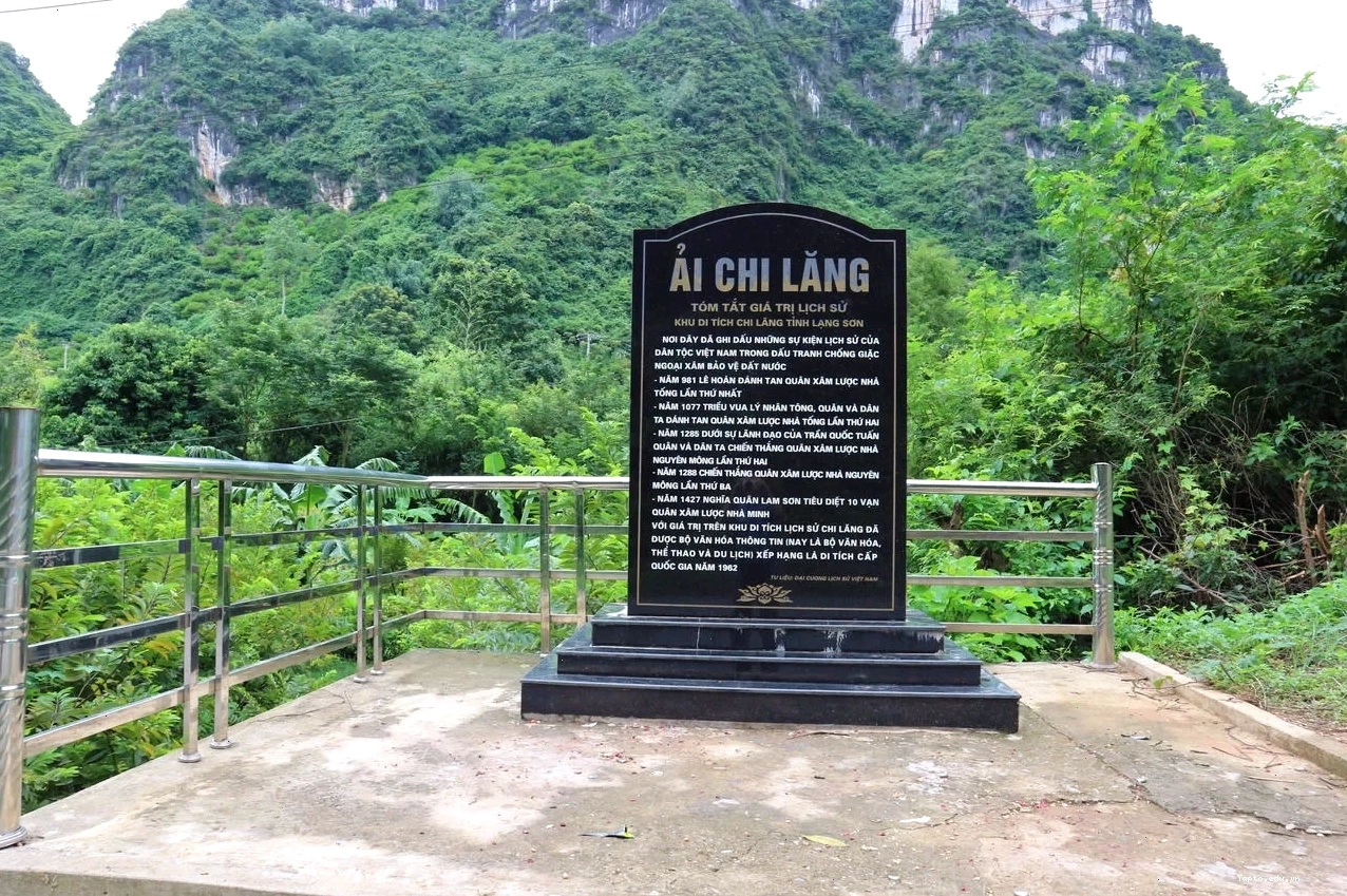 Di tích lịch sử tại Ải Chi Lăng