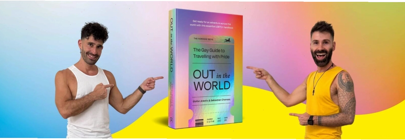 Gay couple travel book Nomadic Boys Out in the World