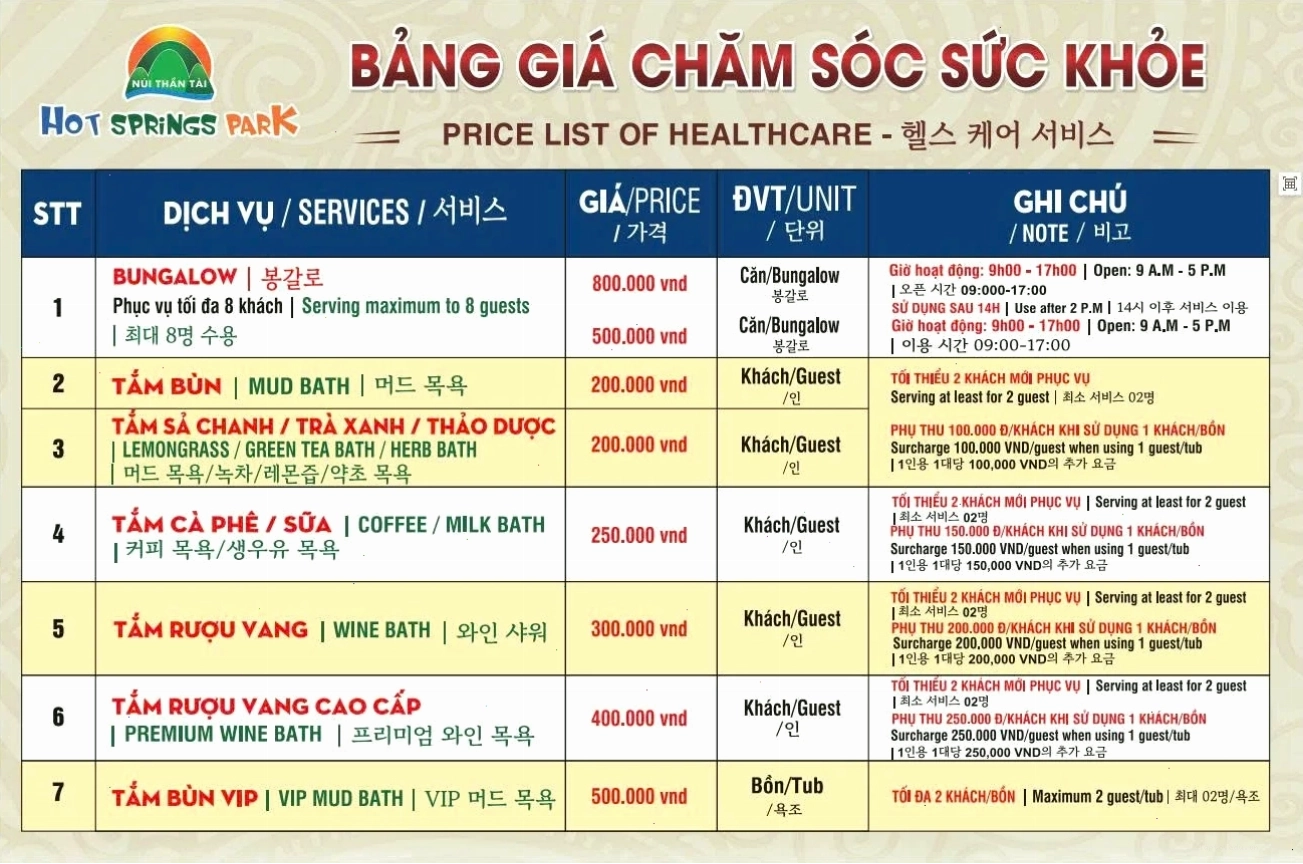 giá vé núi thần tài mới nhất