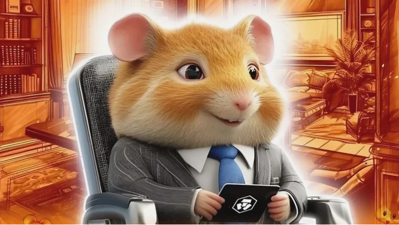 Hamster meme chào bạn với ánh mắt thân thiện