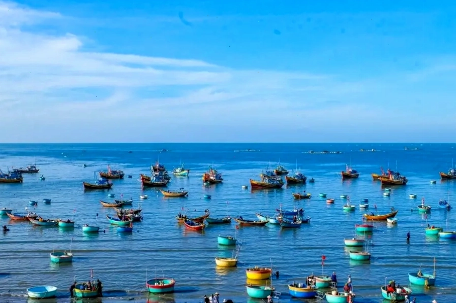 Khung cảnh yên bình tại Cồn Nổi, Ninh Bình