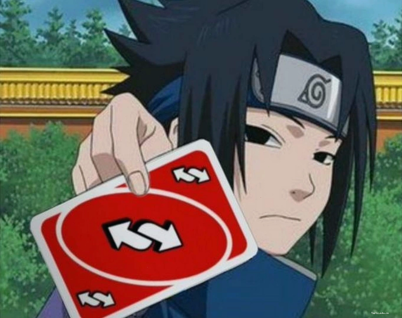 Meme anime nhân vật Sasuke