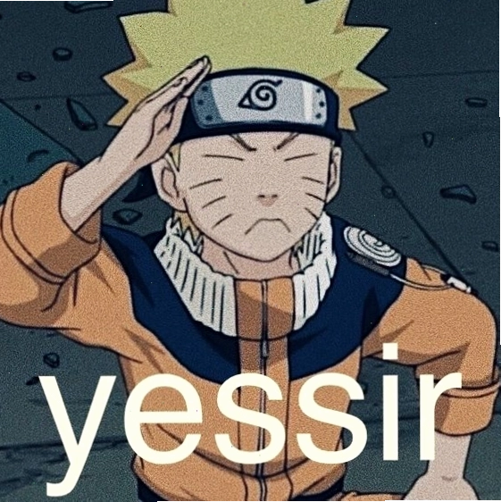 Meme anime với câu thoại Yes Sir