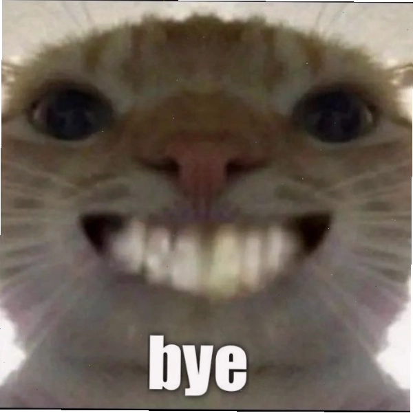 Meme bye bye với biểu cảm hài hước