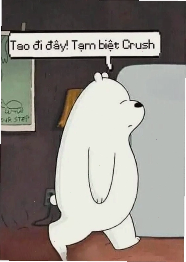 Meme bye thể hiện sự dứt khoát
