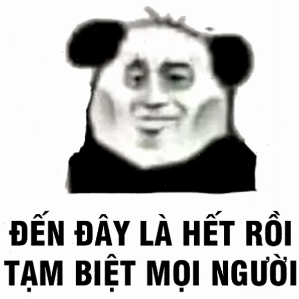 Meme bye với hình ảnh trừu tượng