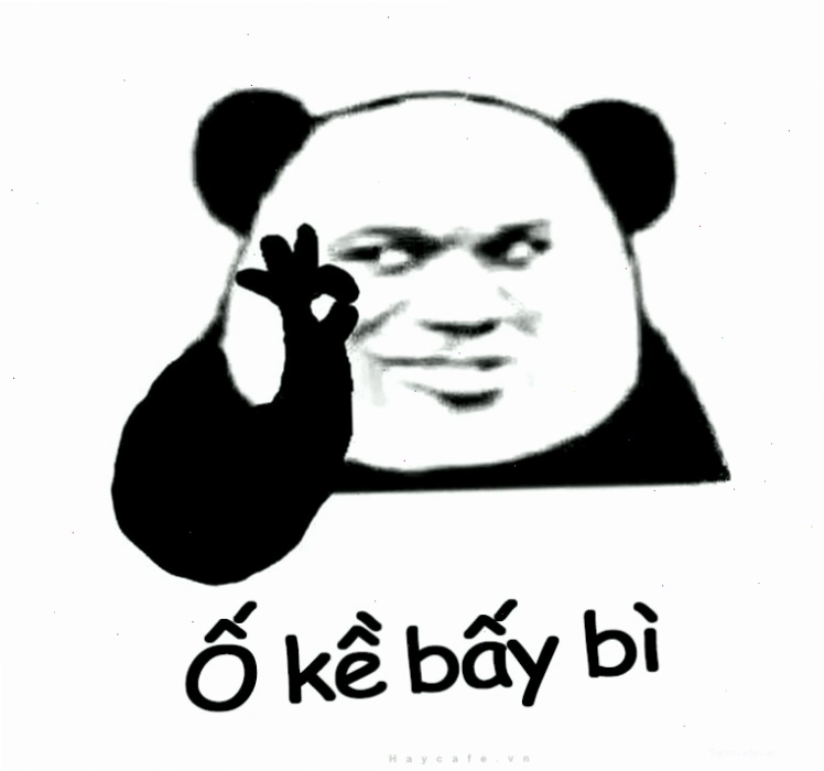 Meme gấu trúc giơ tay OK