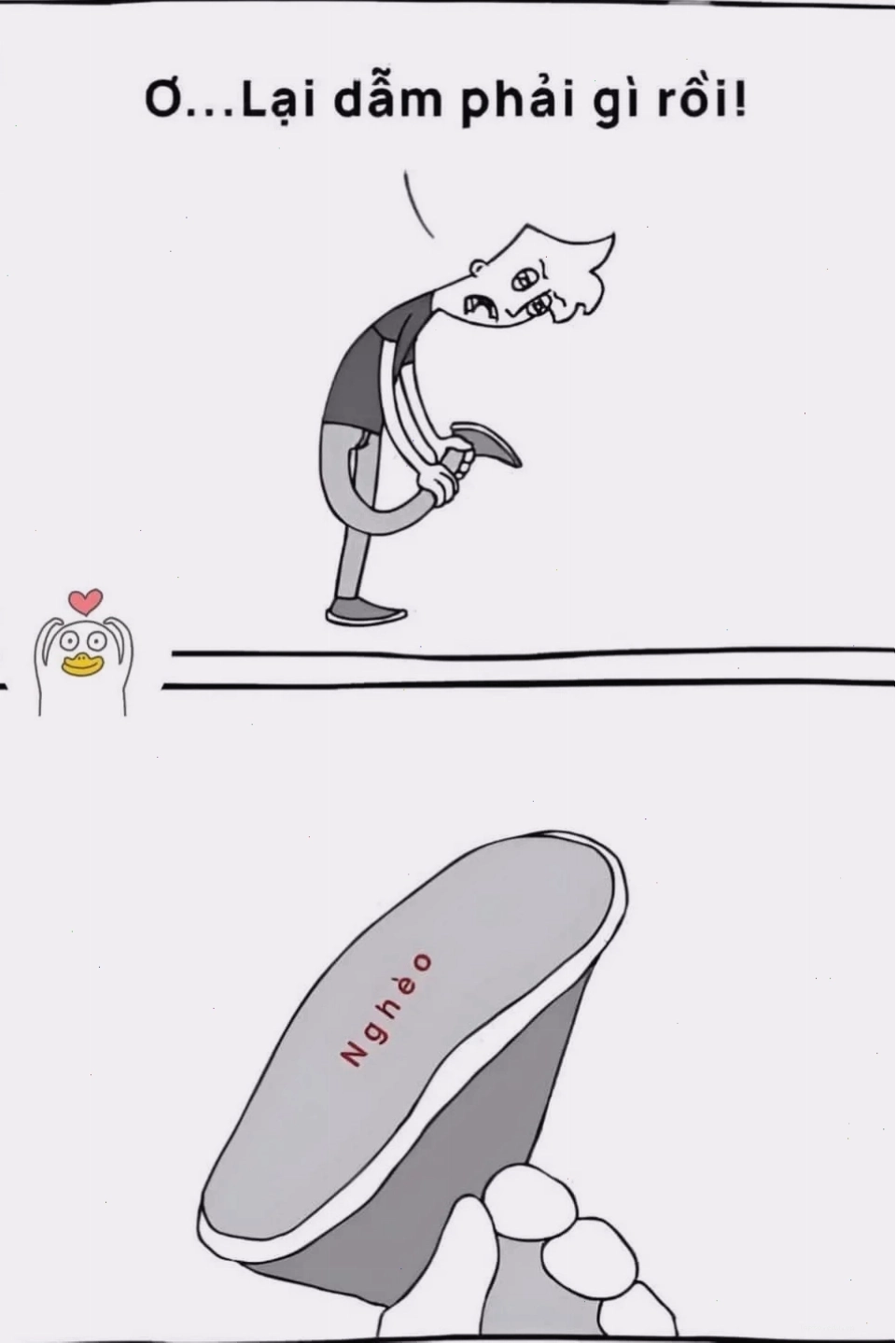 Meme hài hước về việc hết tiền