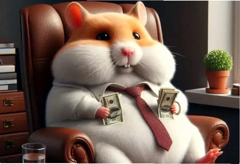 Meme hamster đang vẫy tay chào