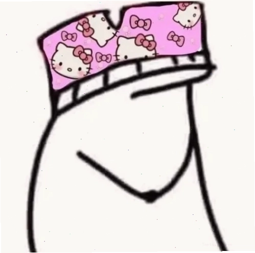 meme hello kitty đội quần hài hước