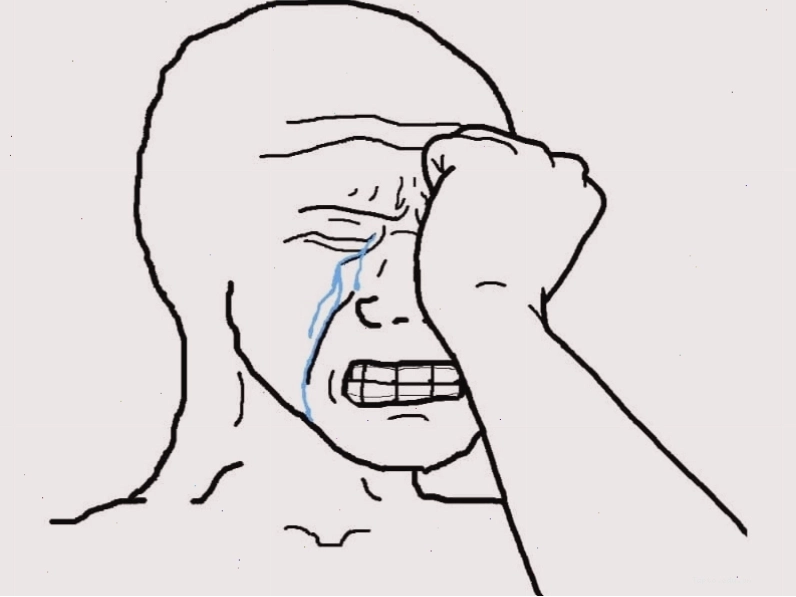 Meme khóc vui nhộn và lạc quan