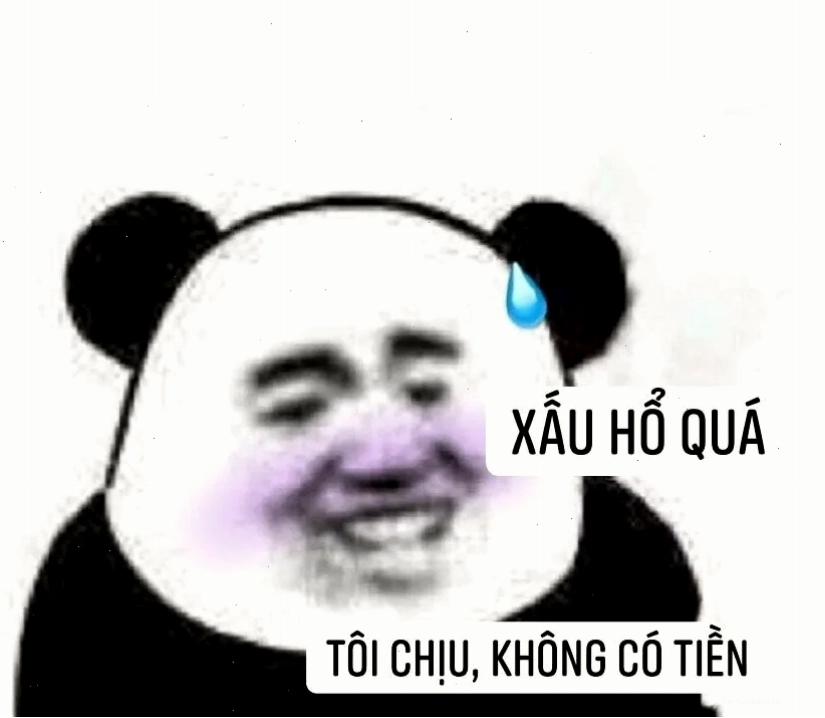 Meme nghèo đến bất lực