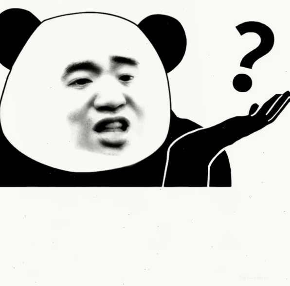 Meme thắc mắc cute với nhân vật hoạt hình