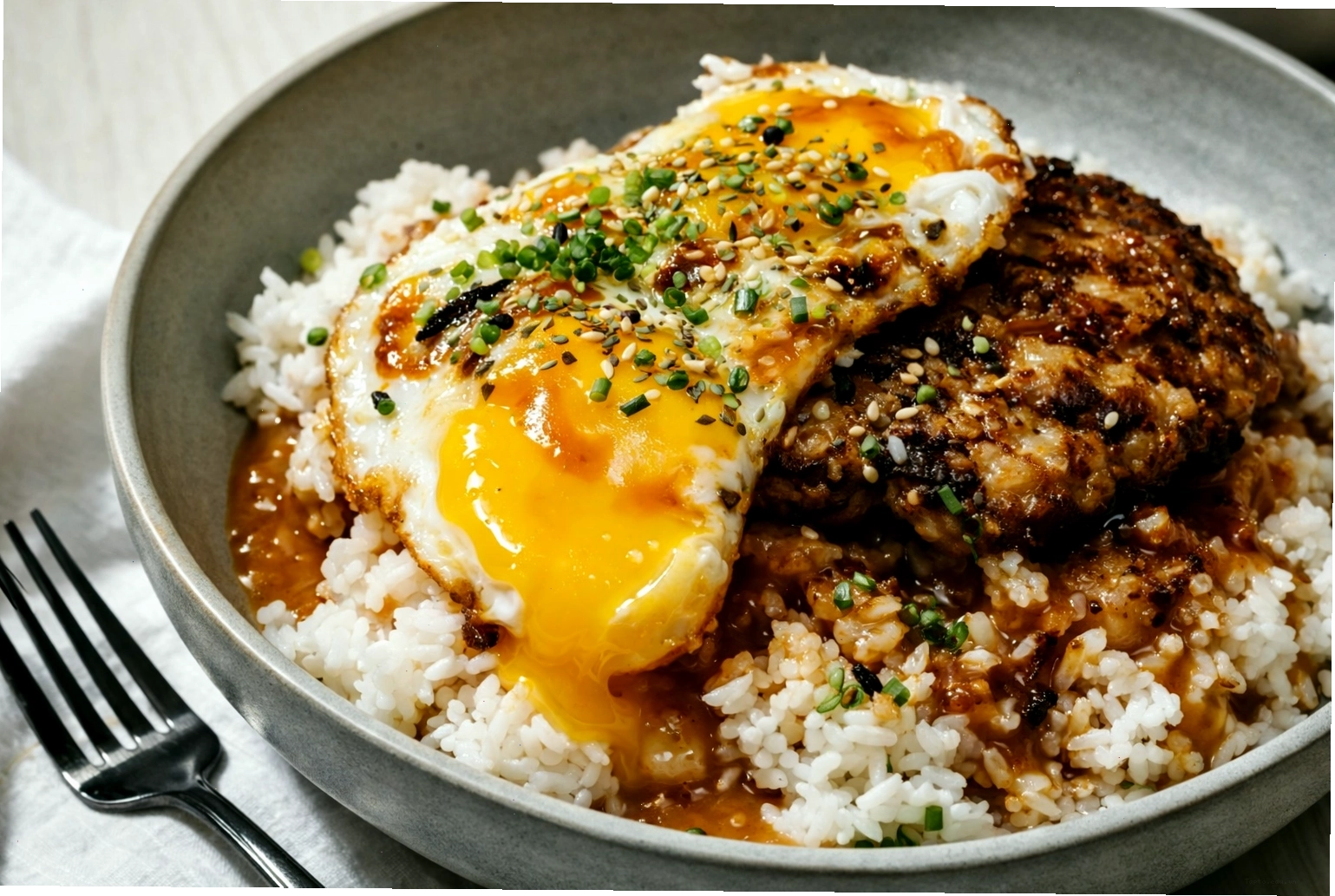 Món Loco Moco hấp dẫn, một đặc sản của Hawaii