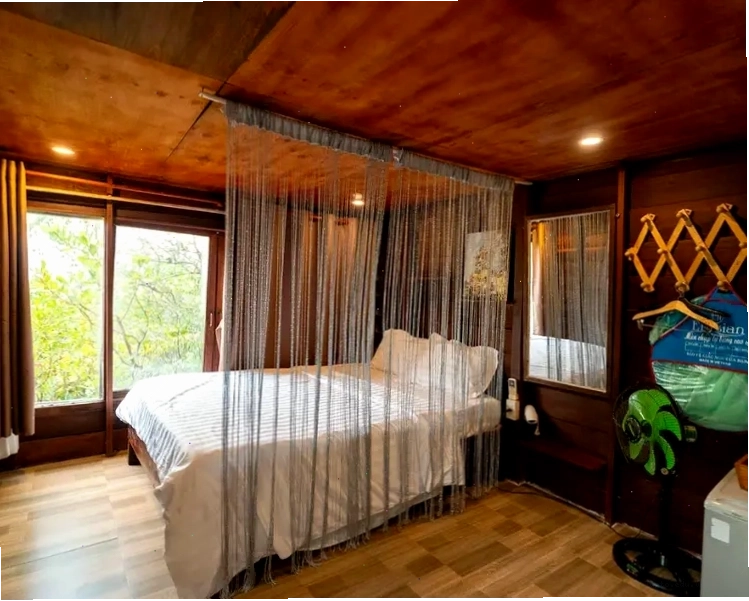 Sóc Bungalow dễ thương tại khu du lịch sinh thái Sao Biển