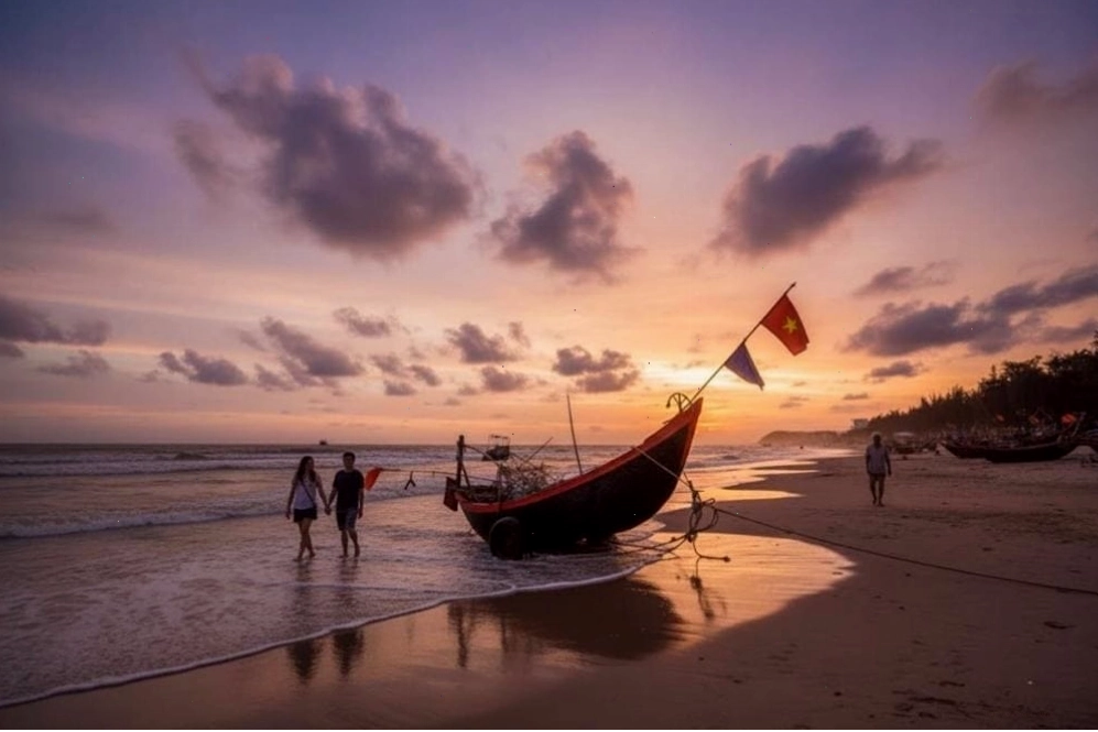 Thời tiết lý tưởng tại bãi biển Sầm Sơn