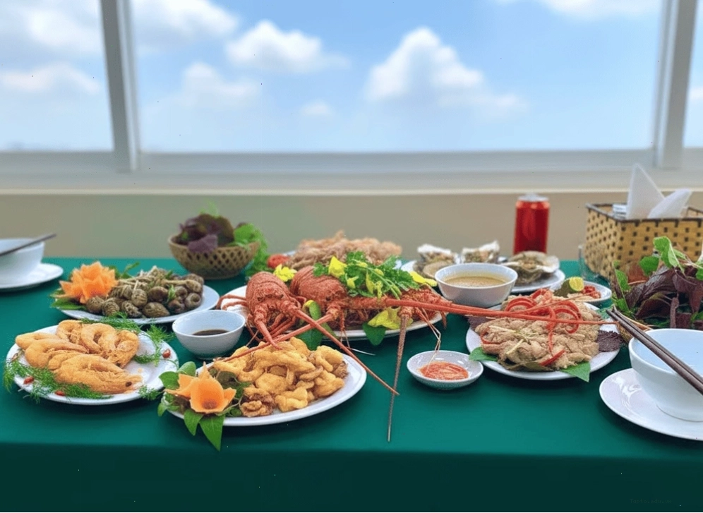 Thưởng thức hải sản tươi ngon tại biển Hải Tiến Hoằng Hóa