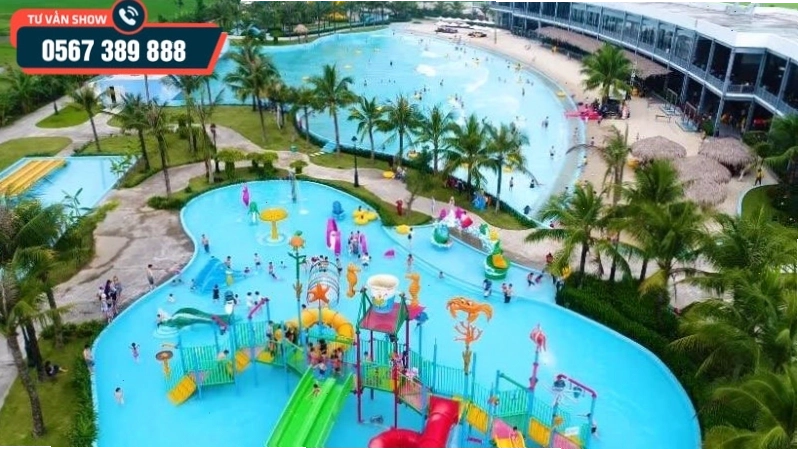 Toàn cảnh công viên biển nhân tạo Baara Land Quốc Oai