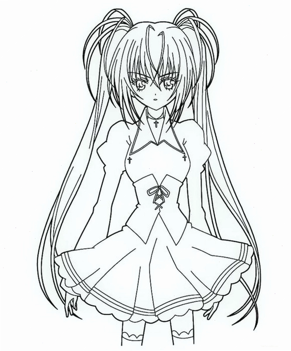 Tranh tô màu anime cảnh vật
