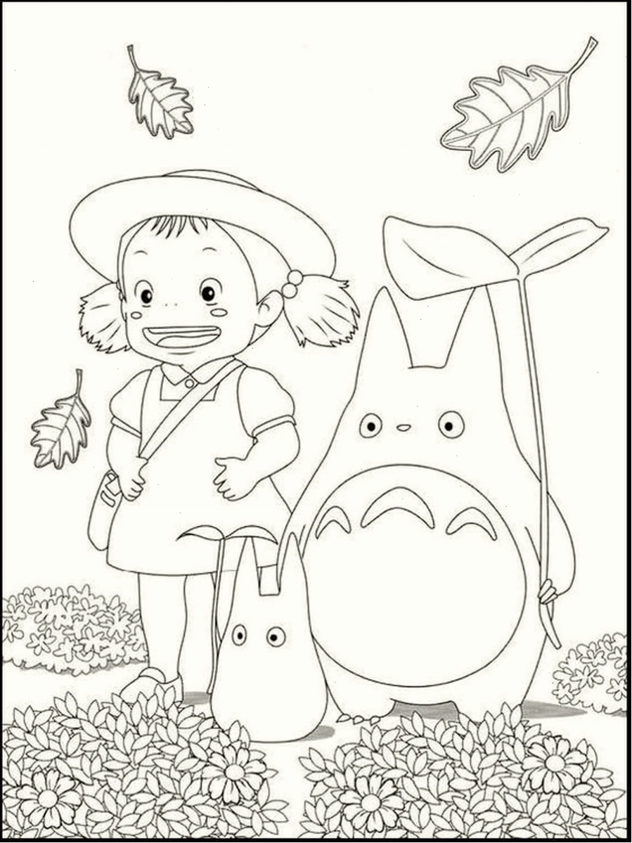 Tranh tô màu anime nhân vật học sinh