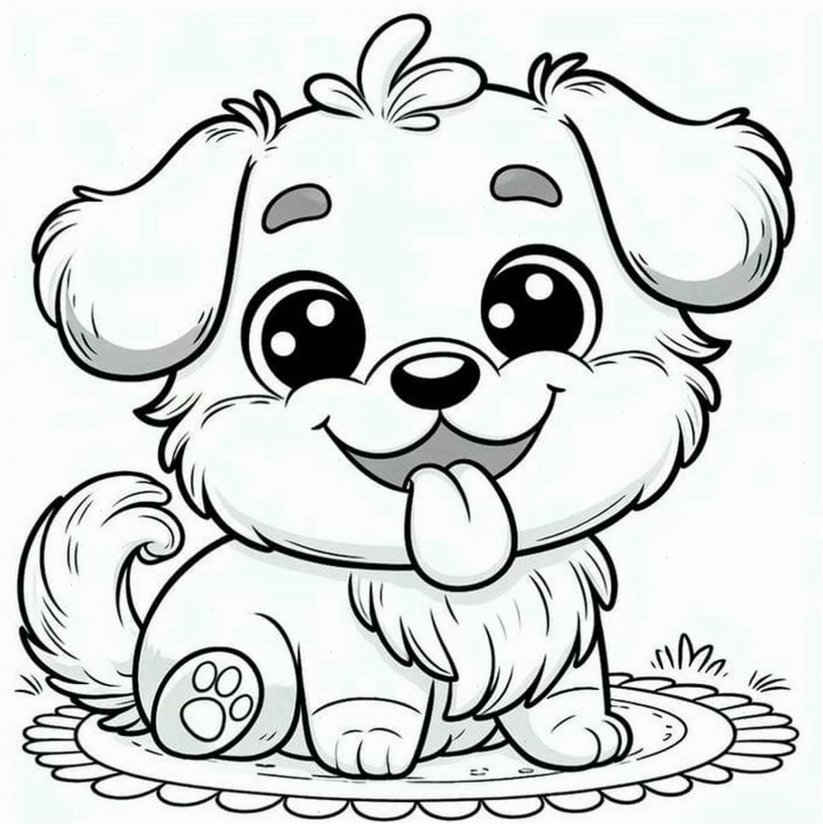 Tranh tô màu chó đốm dalmatian