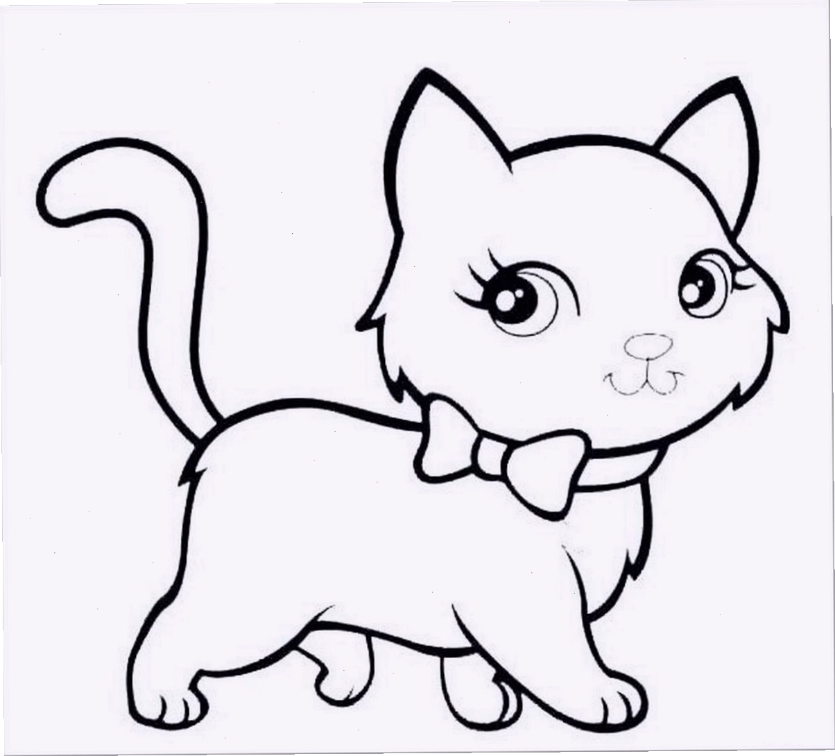 Tranh tô màu con mèo chibi dễ thương số 1 với biểu cảm tinh nghịch
