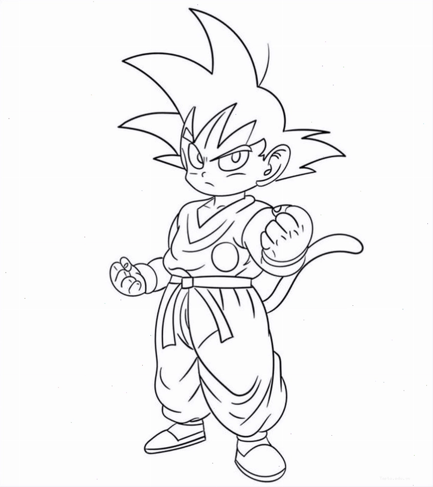 Tranh tô màu Songoku Bản năng Vô cực