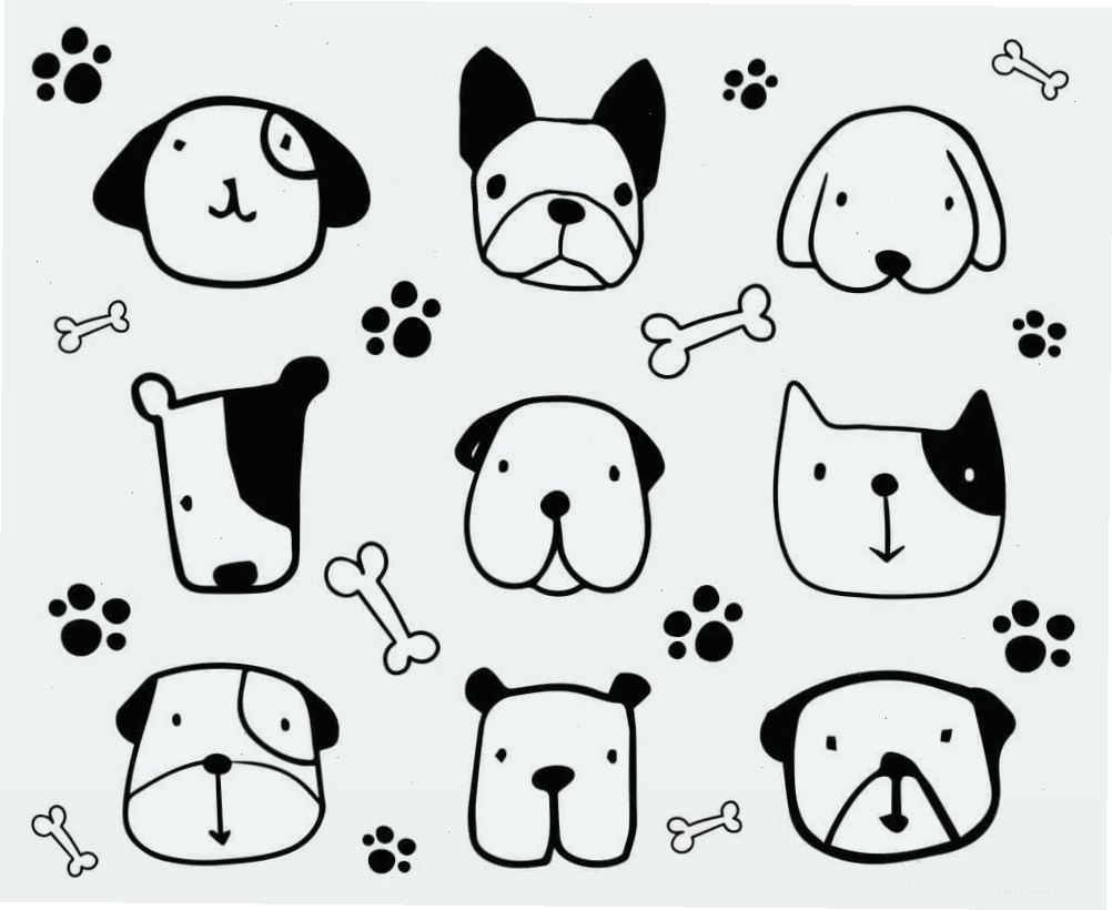 Tranh tô màu sticker hình chú cún con