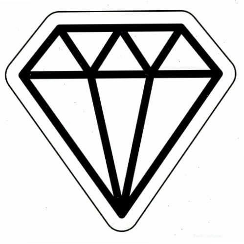 Tranh tô màu sticker hình kim cương lấp lánh