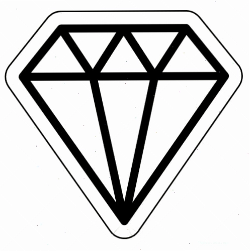 Tranh tô màu sticker hình kim cương lấp lánh