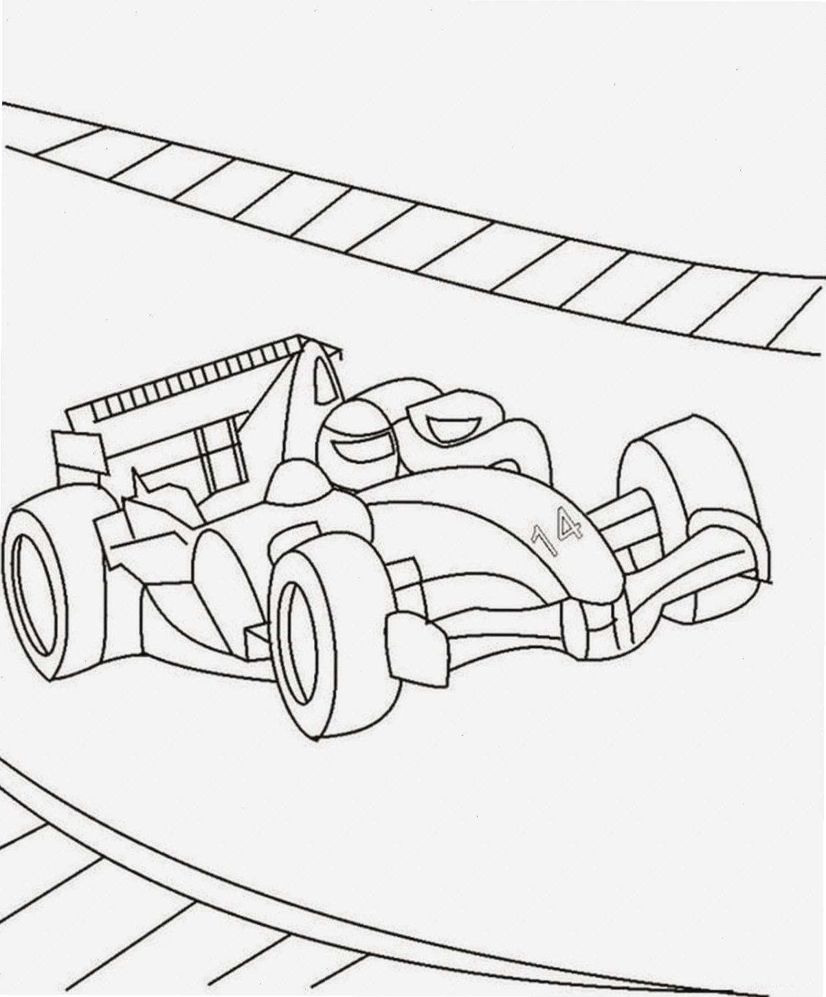 Tranh tô màu xe ô tô Ferrari kiểu dáng thể thao
