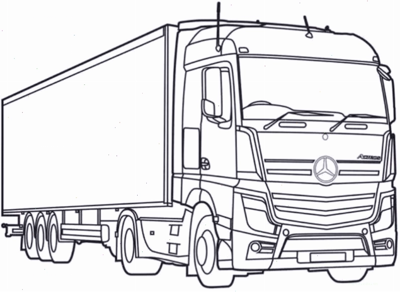 Trẻ thỏa sức tưởng tượng về hành trình của chiếc xe tải qua tranh tô màu
