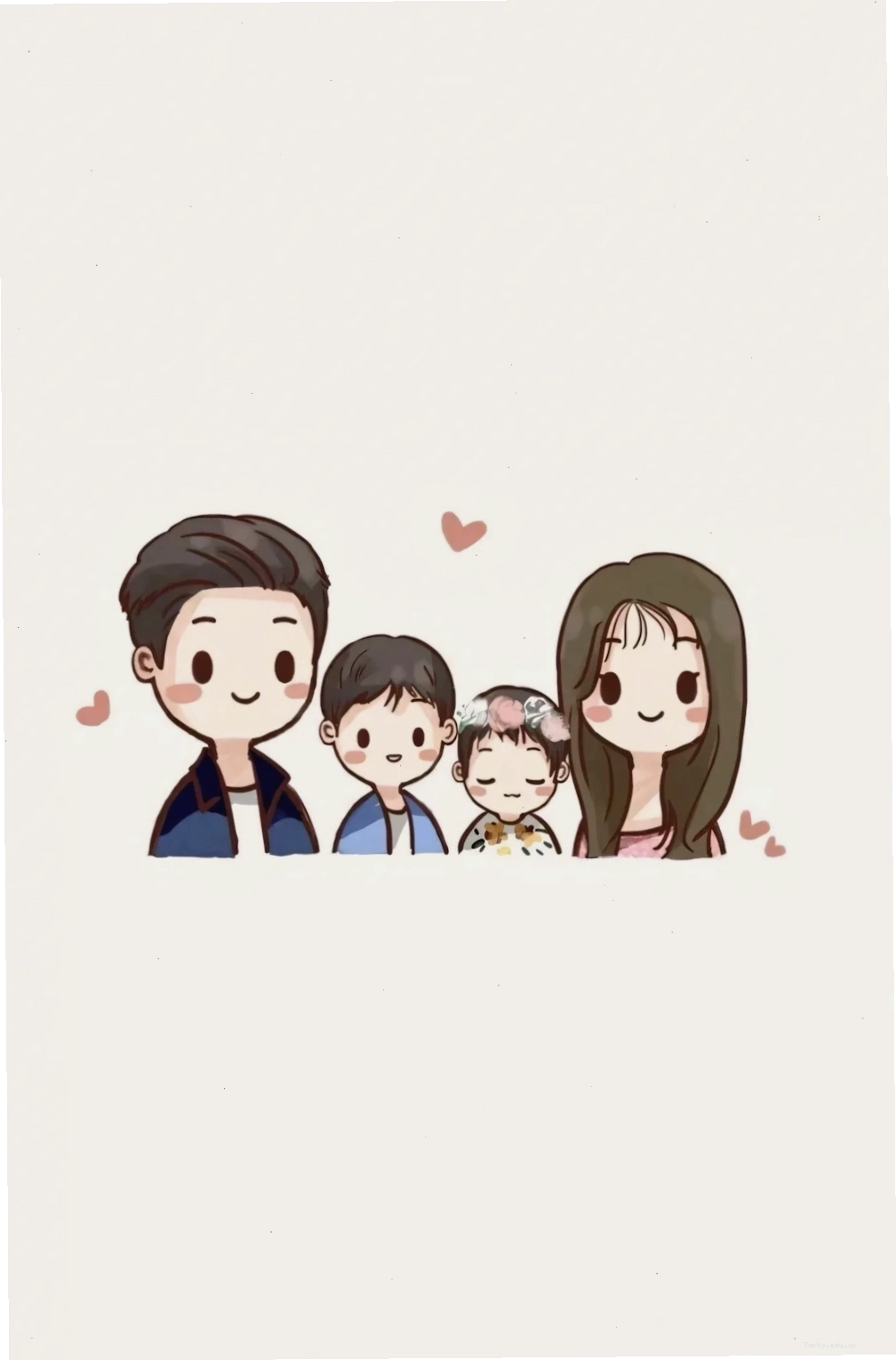 ảnh chibi các vật dụng gia đình tích hợp chữ viết