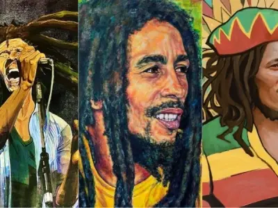 Hình ảnh Bob Marley huyền thoại trong âm nhạc reggae