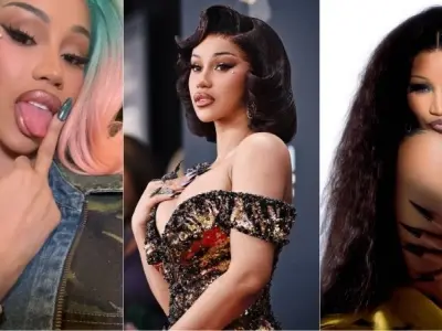Hình ảnh Cardi B biểu diễn đầy năng lượng và cuốn hút