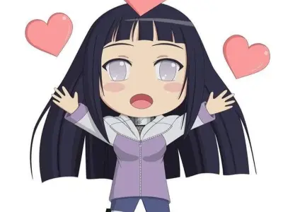 Ảnh chibi Hinata phong cách đáng yêu cho fan Naruto