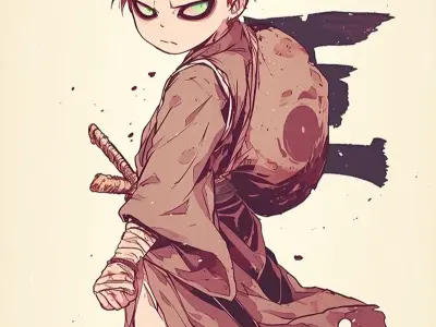 Những khoảnh khắc đáng yêu trong ảnh Gaara chibi