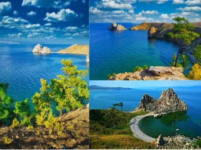Ảnh hồ Baikal mùa đông tuyệt đẹp với băng tuyết trong suốt
