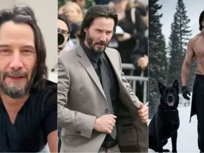 Hình ảnh Keanu Reeves rạng rỡ và phong độ trên thảm đỏ