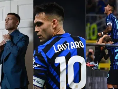 Hình ảnh Lautaro Martínez thi đấu bùng nổ tại Inter Milan