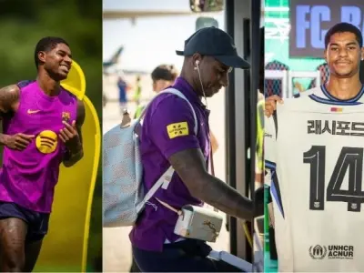 Hình ảnh Marcus Rashford trong màu áo MU thi đấu rực lửa