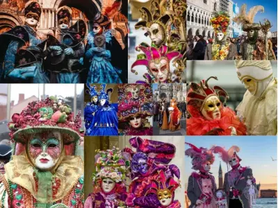 Khám phá vẻ đẹp tinh xảo của mặt nạ hóa trang Venice