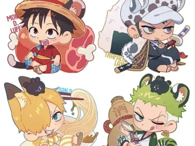 Tổng hợp hình ảnh chibi One Piece đáng yêu để sưu tầm
