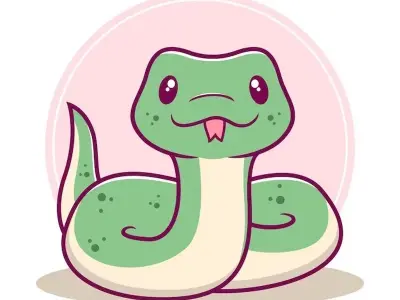 Khám phá những hình ảnh rắn chibi cute và sinh động nhất