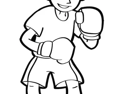 Tổng hợp tranh tô màu găng tay boxing đẹp cho bé yêu thể thao