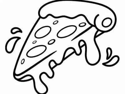 Khám phá tranh tô màu pizza siêu hấp dẫn cho mọi lứa tuổi